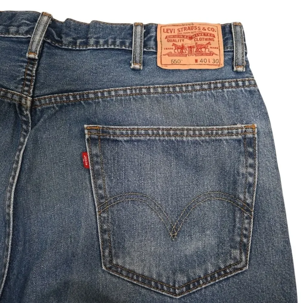 Levi's Men's 40X30 Vintage Relaxed Fit 550 Jean